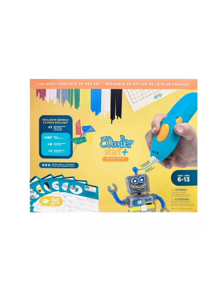 3Doodler Długopis Do Druku 3D Dla Dzieci W Wieku Od 6 Lat 3Doodler Start Plus, Zestaw Rozszerzony Splus-Costc