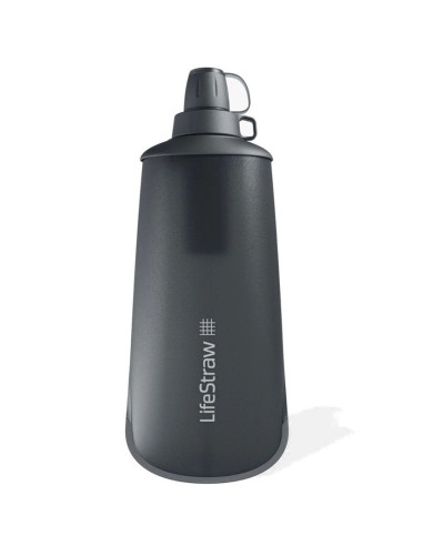 Butelka Z Filtrem Peak Squeeze 1L-Dark Grey Lifestraw