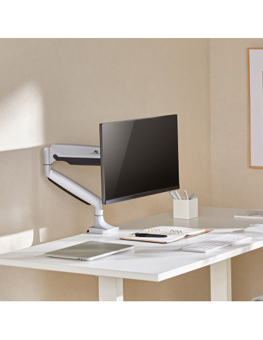 Maclean Uchwyt Do Monitora Podwójne Ramię, Ze Sprężyną Gazową, 17"-45", 16 Kg Mc-969