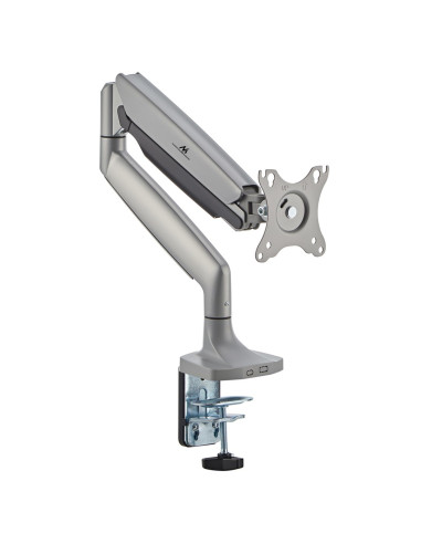 Maclean Uchwyt Do Monitora Podwójne Ramię, Ze Sprężyną Gazową, 17"-45", 16 Kg Mc-969