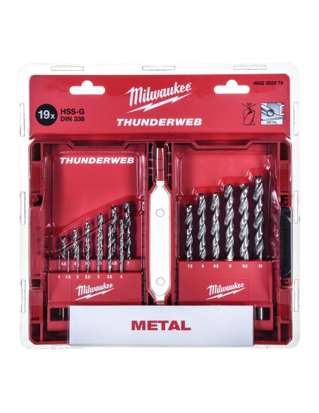 Milwaukee 4932352374 Wiertło 19 Szt.