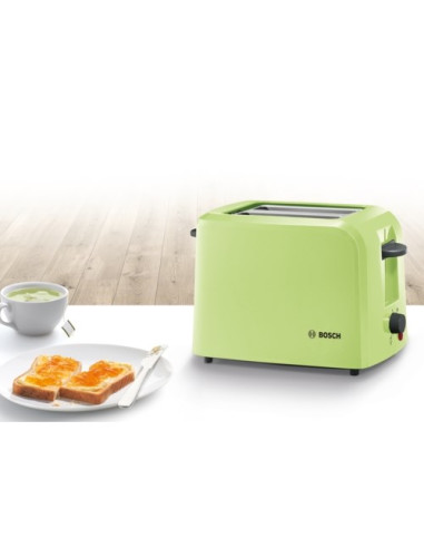 Toster Bosch Tat3A016 (980W  Kolor Zielony)