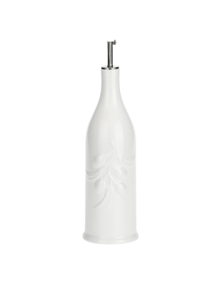 Cylindryczna Butelka Na Oliwę Menage - Biały, 1 Ltr