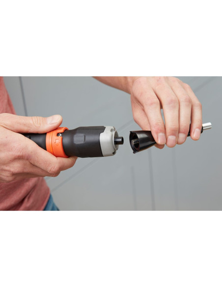 Black & Decker Bcf601C-Xj Wkrętak Zasilany/Zakrętark Udarowy 220 Rpm Czarny, Pomarańczowy