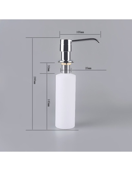 Dozownik Do Płynów Pyramis Dp-01 Chrom 028102501