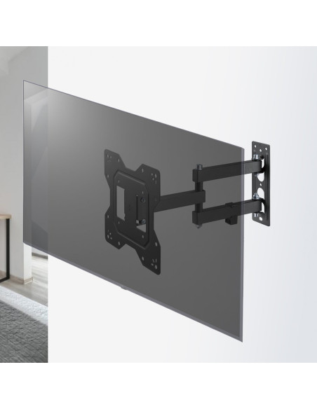 Maclean Uchwyt Do Tv Lub Monitora, Uniwersalny, Max Vesa 200X200, 23-43", 30Kg, Czarny Mc-700N