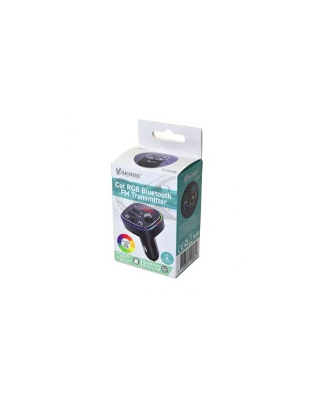 Vakoss Tramister Samochodowy Rgb/ Fm/ Bluetooth/ Usb / 3.1A Tc-B439