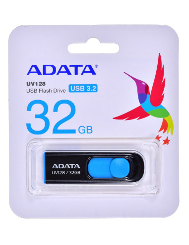 Pendrive Adata Uv128 Auv128-32G-Rbe (32Gb  Usb 3.0  Kolor Czarny)