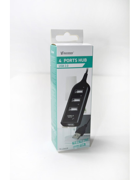 Vakoss Hub Usb 2.0 4 Porty Tc-234Ux