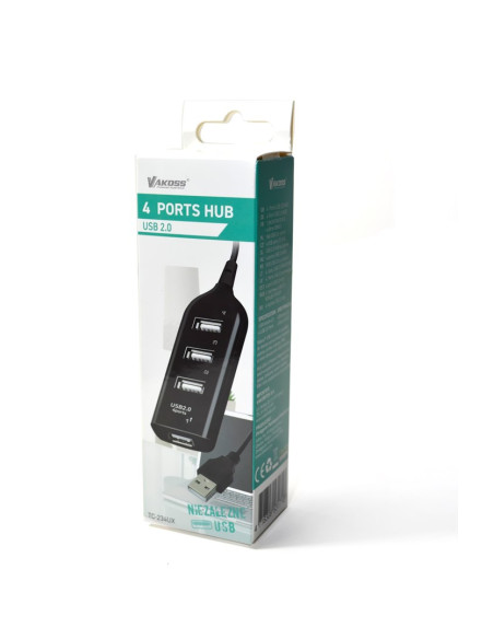 Vakoss Hub Usb 2.0 4 Porty Tc-234Ux