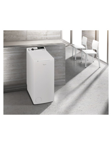 Pralka Whirlpool Tdlrb 65242Bs Ue/N Klasa C Ładowana Od Góry Pojemność 6,5 Kg 1200 Obr./Min Głębokość: 60 Cm Szerokość 40 Cm