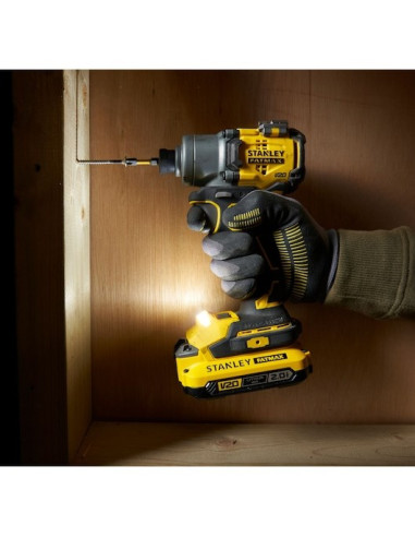 Stanley Fatmax Sfmcf830B-Xj Wkrętak Zasilany/Zakrętark Udarowy 3200 Rpm Czarny, Żółty