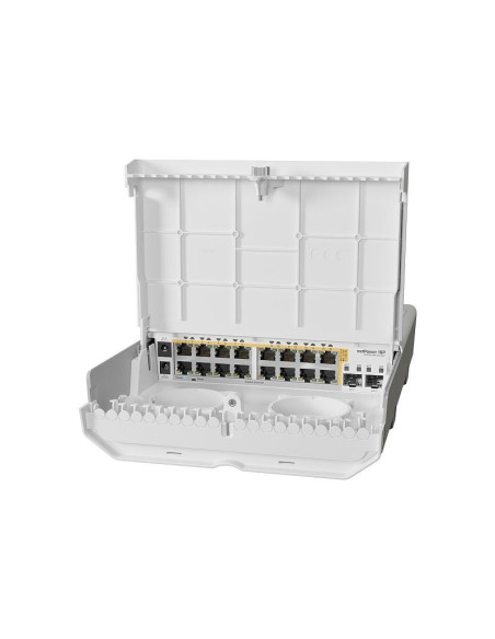 Mikrotik Netpower 16P L2/L3 Gigabit Ethernet (10/100/1000) Obsługa Poe Biały