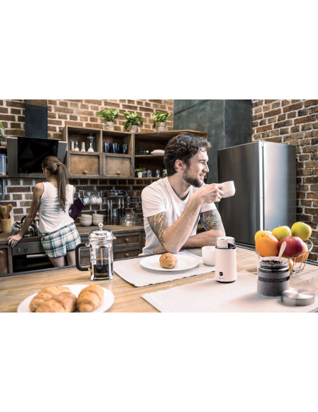 Eldom Młynek Do Kawy Mk50 Caff, Moc 200 W, Nóż Stalowy, Przycisk Pulsacyjny