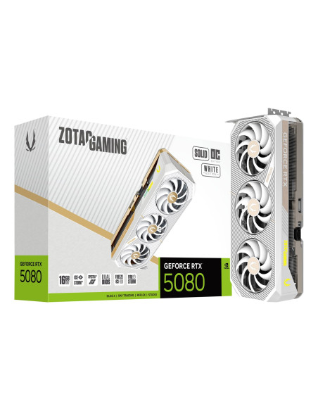 Karta Graficzna Zotac Gaming Geforce Rtx 5080 Solid Oc 16Gb White
