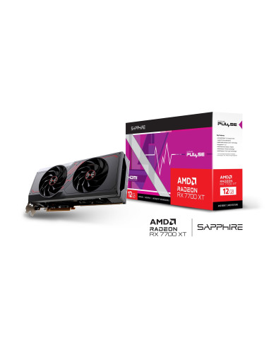 Karta Graficzna Sapphire Radeon Rx 7700 Xt Pulse Gaming 12Gb Gddr6 Dual