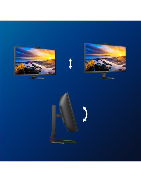 Philips | 34E1C5600He/00 | 34 " | Va | 3440 X 1440 Pikseli | 21:9 | 4 Ms | 300 Cd/M2 | Czarny | Ilość Portów Hdmi 1 | 100 Hz