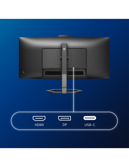 Philips | 34E1C5600He/00 | 34 " | Va | 3440 X 1440 Pikseli | 21:9 | 4 Ms | 300 Cd/M2 | Czarny | Ilość Portów Hdmi 1 | 100 Hz