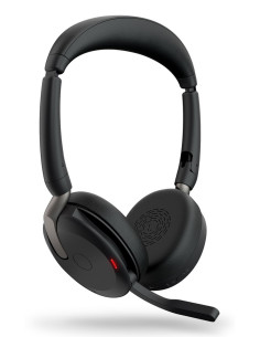 Jabra Evolve2 65 Flex Zestaw Słuchawkowy Przewodowy I Bezprzewodowy Opaska Na Głowę Biuro/Centrum Telefoniczne Bluetooth Czarny
