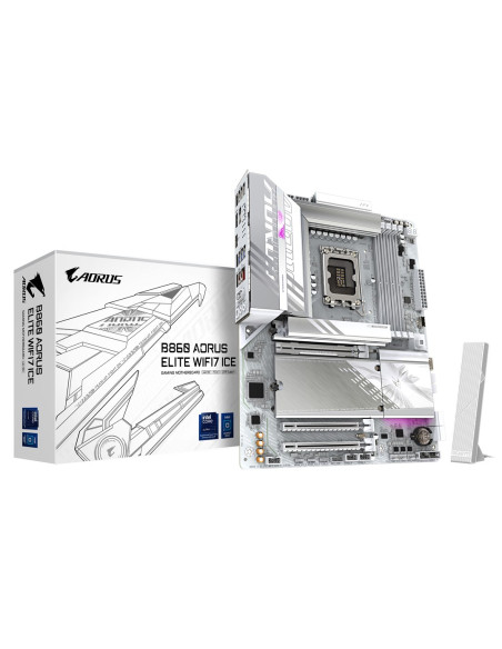 Gigabyte B860 Aorus Elite Wifi7 Ice Intel B860 Lga 1851 (Socket V1) Atx