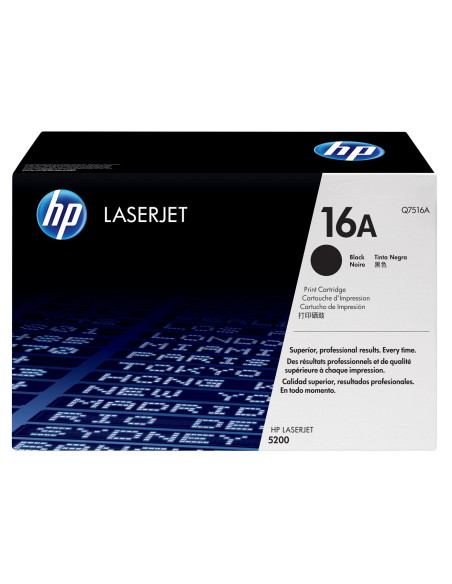 Hp 16A Oryginalny Wkład Z Czarnym Tonerem Laserjet