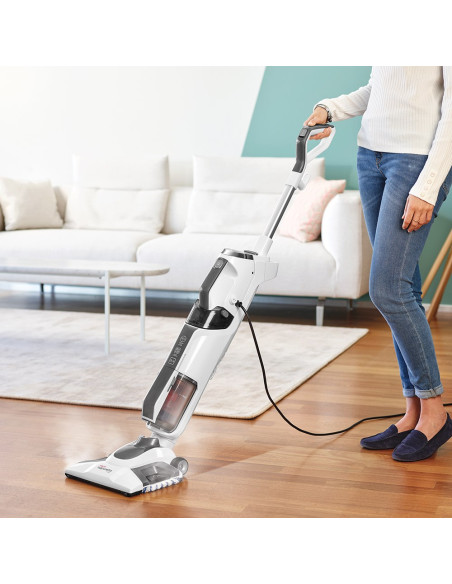 Polti Vaporetto 3 Clean Odkurzacz Pionowy Prąd Przemienny Suchy I Mokry Pianka Bez Worka 0,5 L 1800 W Biały