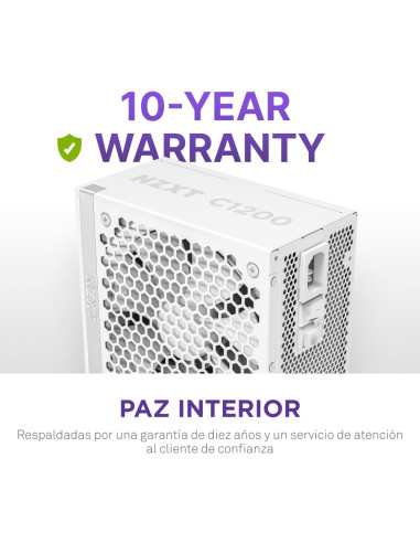 Nzxt C1200 Gold Atx 3.1 Moduł Zasilaczy 1200 W 24-Pin Atx Biały