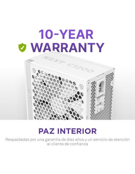 Nzxt C1200 Gold Atx 3.1 Moduł Zasilaczy 1200 W 24-Pin Atx Biały