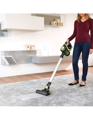 Polti Forzaspira Slim Sr110 2-In-1 Stick Vacuum Bateria Suchy Hepa Bez Worka Czarny, Limonka, Metaliczny