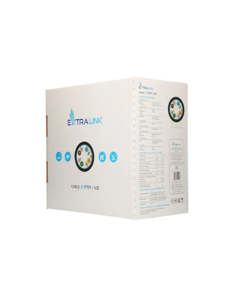 Extralink Kabel Sieciowy Kat.6 Ftp (F/Utp) 305M