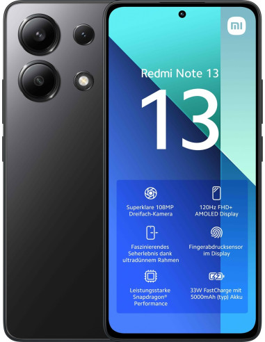 Smartfon Xiaomi Redmi Note 13 8/256Gb Czarny