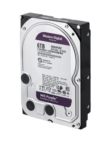 Dysk Twardy Hdd Wd Purple 6Tb 3,5" Sata Wd64Purz