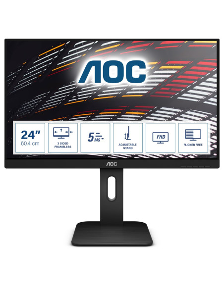 Aoc P1 24P1 Monitor Komputerowy 60,5 Cm (23.8") 1920 X 1080 Px Full Hd Led Czarny