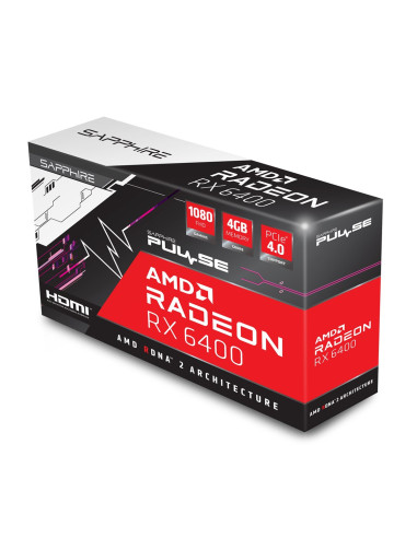 Karta Graficzna Sapphire Radeon Rx 6400 Pulse Gaming 4Gb Gddr6