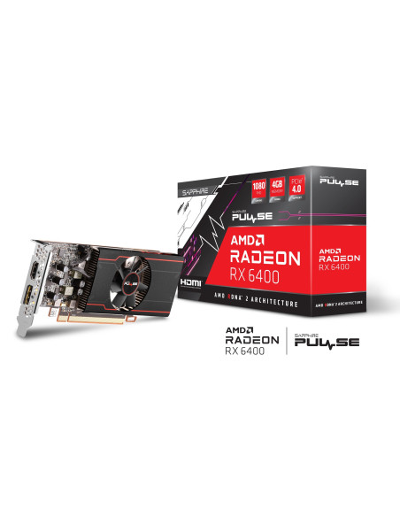 Karta Graficzna Sapphire Radeon Rx 6400 Pulse Gaming 4Gb Gddr6