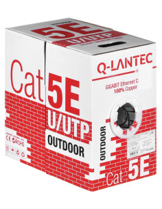 Q-Lantec Kabel Sieciowy Utp Kat.5E Pe Zewnętrzny Suchy 305M