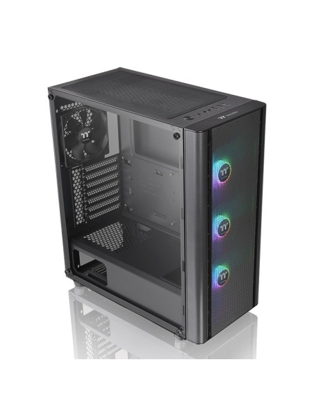 Thermaltake V250 Air Tempered Glass 3X12Cm Argb + 12Cm - Black Ca-1Q5-00M1Wn-03