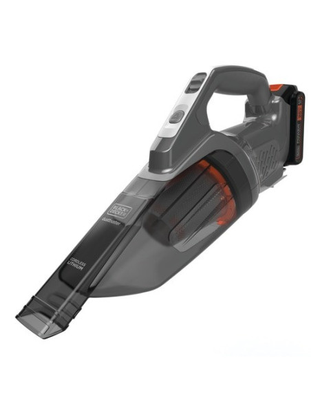 Black & Decker Dustbuster Odkurzacz Przenośny Czarny, Szary, Pomarańczowy Bez Worka