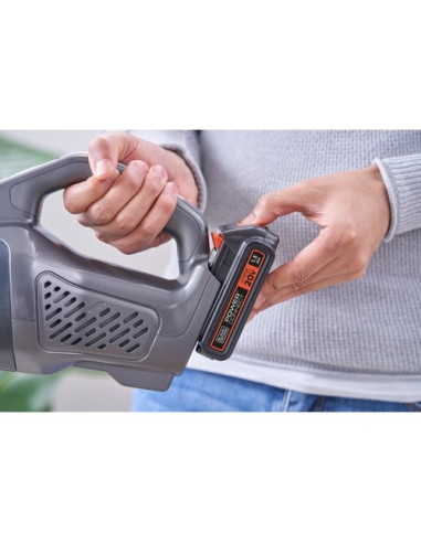 Black & Decker Dustbuster Odkurzacz Przenośny Czarny, Szary, Pomarańczowy Bez Worka