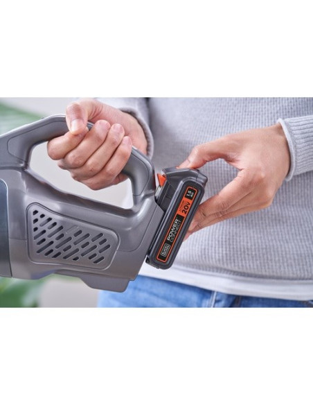Black & Decker Dustbuster Odkurzacz Przenośny Czarny, Szary, Pomarańczowy Bez Worka