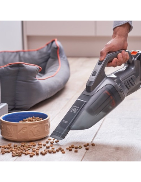 Black & Decker Dustbuster Odkurzacz Przenośny Czarny, Szary, Pomarańczowy Bez Worka