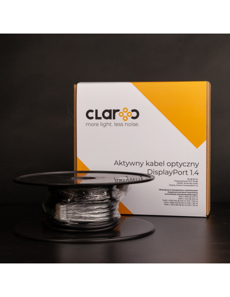 Claroc-Dp-14-30M Claroc Kabel Optyczny Displayport 1.4 Aoc, 8K, 30 M