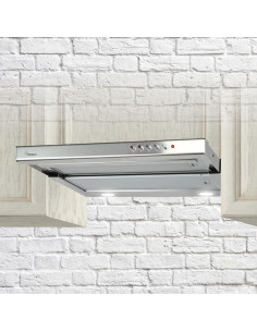 Okap Podszafkowy Teleskopowy Akpo Wk-7 Light 50 Inox (500Mm  Front Stal Nierdzewna) 2