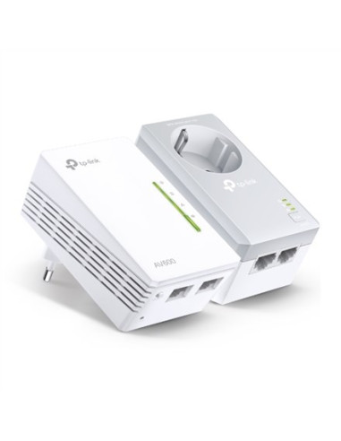 Tp-Link Tl-Wpa4226 Kit Karta Sieciowa Do Powerline 600 Mbit/S Przewodowa Sieć Lan Wi-Fi Biały 2 Szt.
