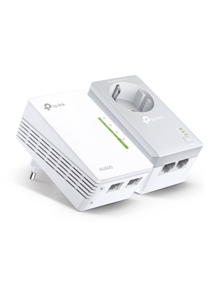 Tp-Link Tl-Wpa4226 Kit Karta Sieciowa Do Powerline 600 Mbit/S Przewodowa Sieć Lan Wi-Fi Biały 2 Szt.