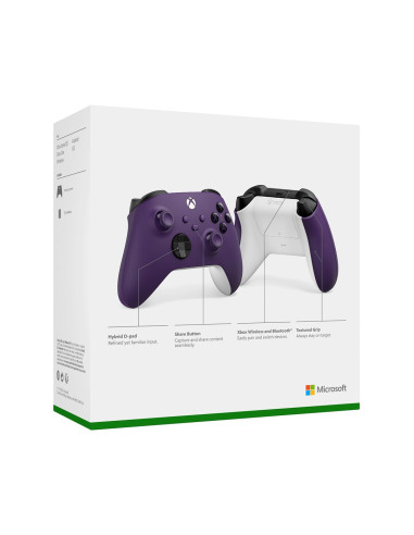 Microsoft Qau-00069 Kontroler Gier Fioletowy Bluetooth/Usb Gamepad Analogowa/Cyfrowa Android, Pc, Xbox Series S, Xbox Series X, 