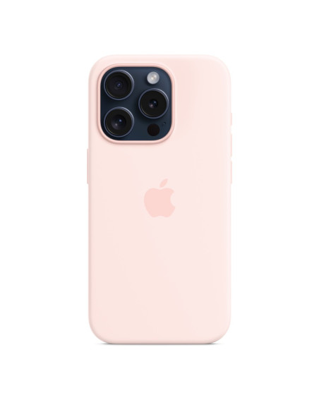 Apple Iphone 15 Pro Silicone Case With Magsafe - Light Pink