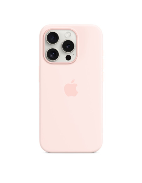 Apple Iphone 15 Pro Silicone Case With Magsafe - Light Pink