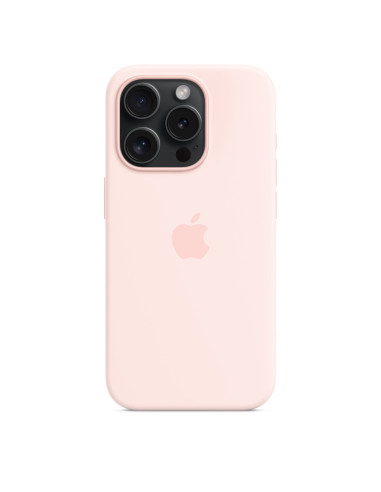 Apple Iphone 15 Pro Silicone Case With Magsafe - Light Pink