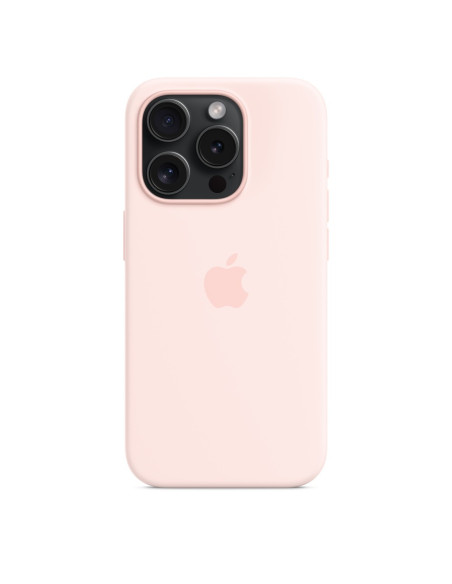 Apple Iphone 15 Pro Silicone Case With Magsafe - Light Pink